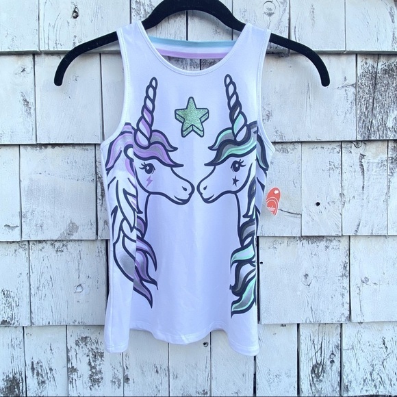 Wonder Nation Unicorn Sleeveless Top - Picture 1 of 4